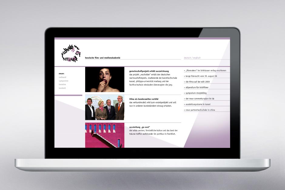 hfma, Corporate Design, Website, Webdesign
